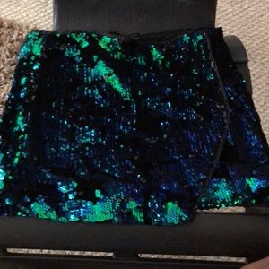 Mini Sequin Skirt